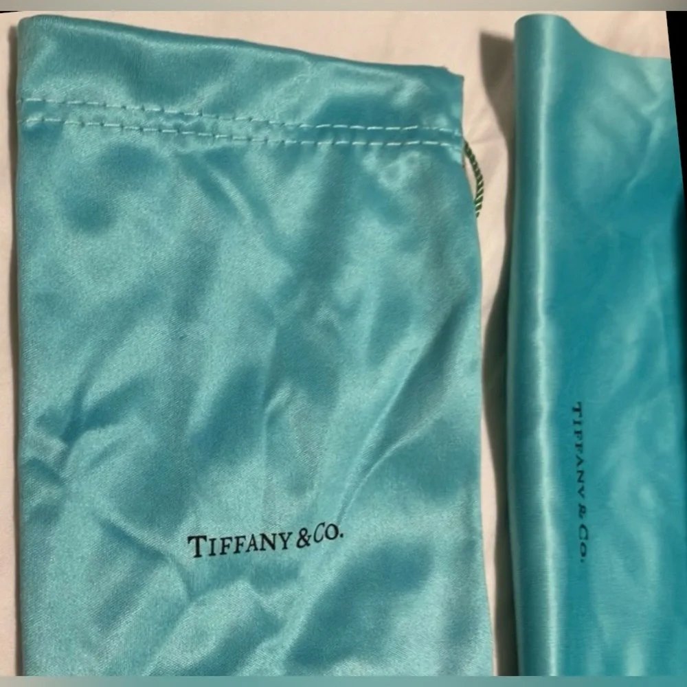 Tiffany & CO Metal Eyeglass Frames Heart & Twist shaped upper shank - Gold Color